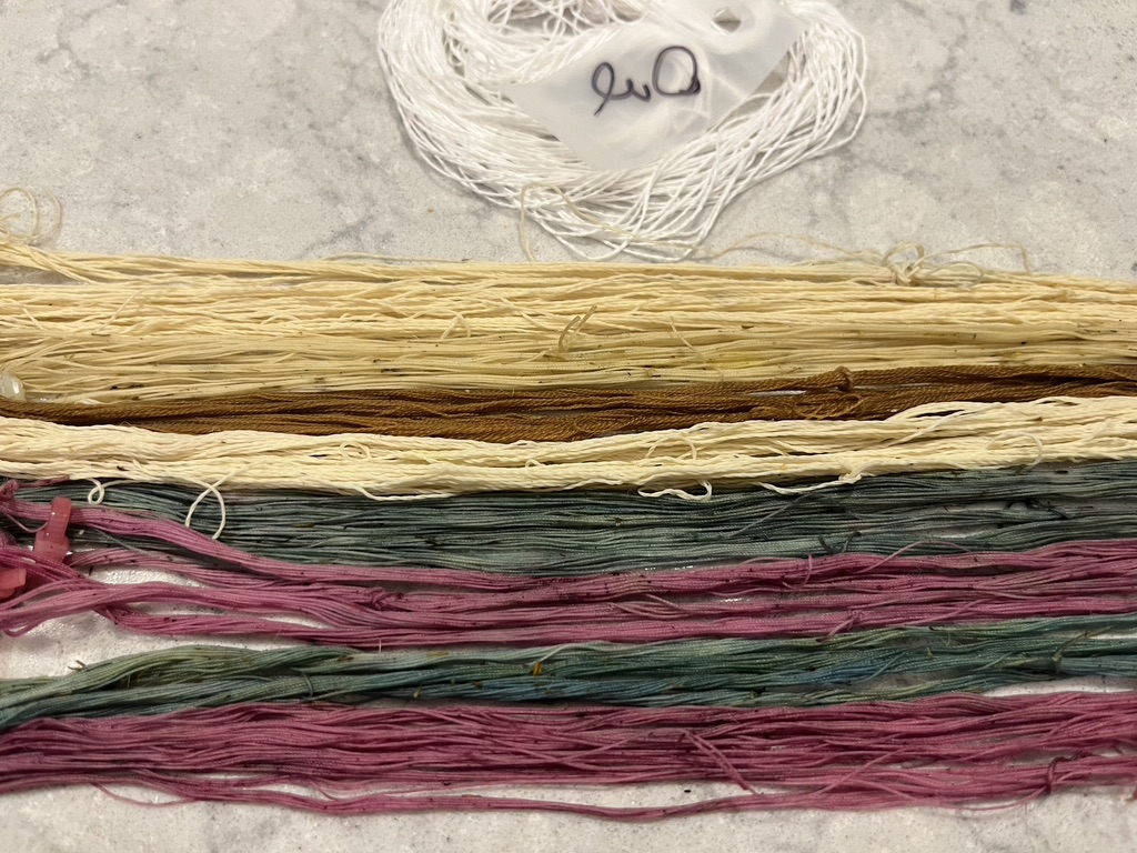 Can I use any of these crochet threads for warping my small tapestry loom?  I'm a novice, trying to figure out the basics. If these are no good, do you  have suggestions?